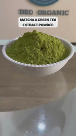 Load and play video in Gallery viewer, MATCHA A GREEN  TEA EXTRACT POWDER